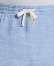 Big & Tall Linen Blend 7 1/2" Cross Dyed Slub Short (Ashleigh Blue) 
