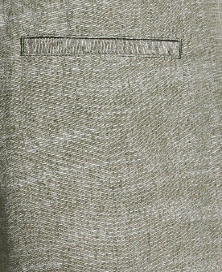 Big & Tall Linen Blend 7" Short (Olivine) 