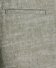 Big & Tall Linen Blend 7 1/2" Cross Dyed Slub Short (Olivine) 