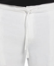 Big and Tall Linen Blend Core Drawstring Pant (Brilliant White) 