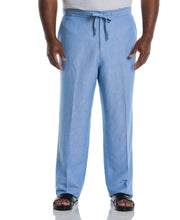 Big and Tall Linen Blend Core Drawstring Pant (Ashleigh Blue) 