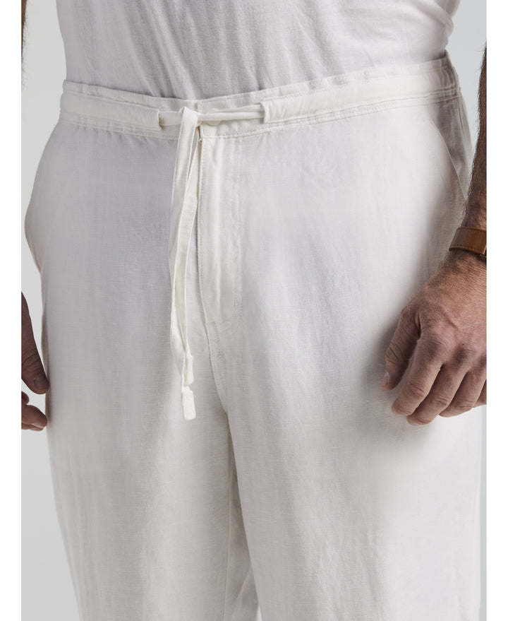 Big & Tall Linen-Blend Core Drawstring Pants-Pants-Cubavera