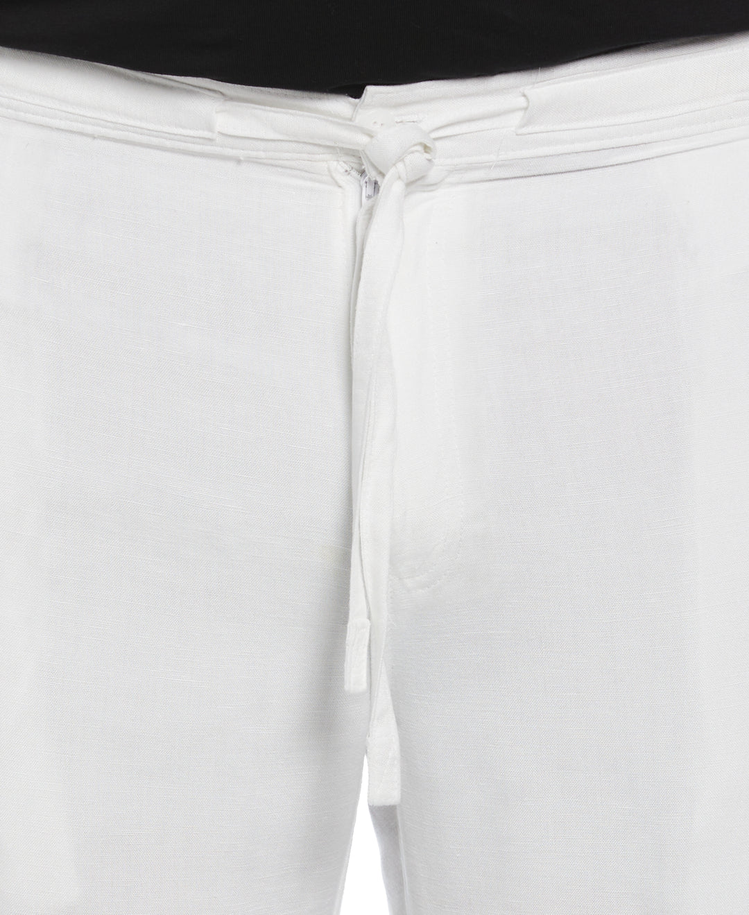Big & Tall Linen Blend Drawstring Pant (Brilliant White) 