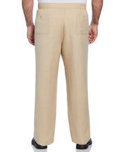 Big and Tall Linen Blend Core Drawstring Pant (Irish Cream) 