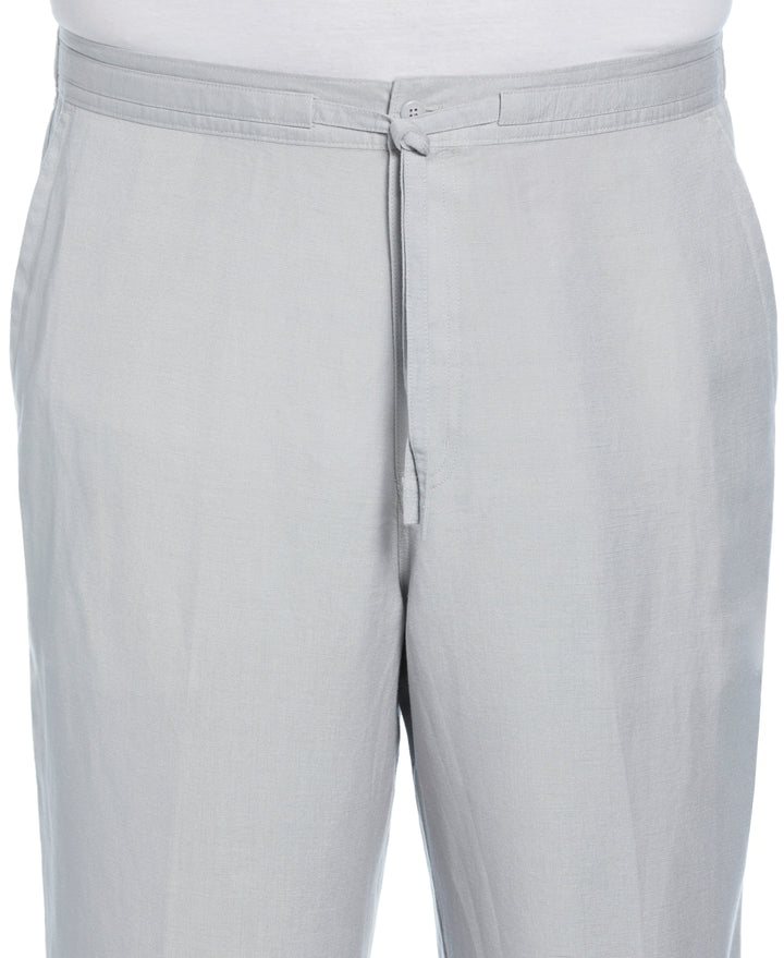 Big & Tall Linen Blend Drawstring Pant (Harbor Mist) 