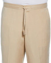 Big and Tall Linen Blend Core Drawstring Pant (Irish Cream) 
