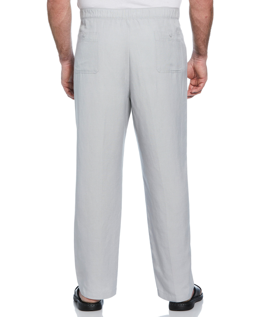 Big & Tall Linen Blend Drawstring Pant (Harbor Mist) 