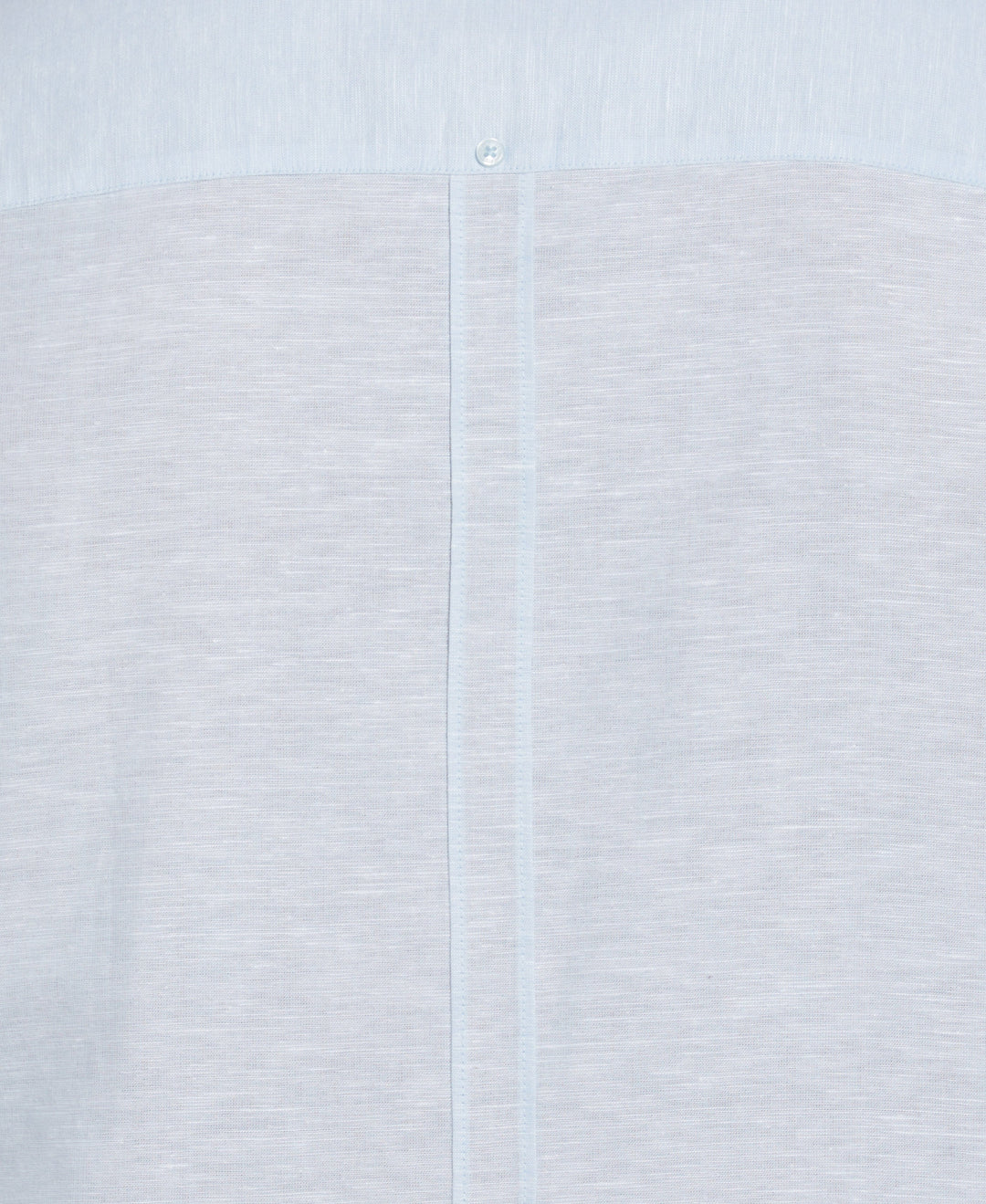 Big & Tall Linen Blend Cross Dye Guayabera Shirt (Cerulean) 