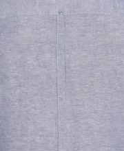 Big & Tall Linen Blend Cross Dye Guayabera Shirt (Ensign Blue) 