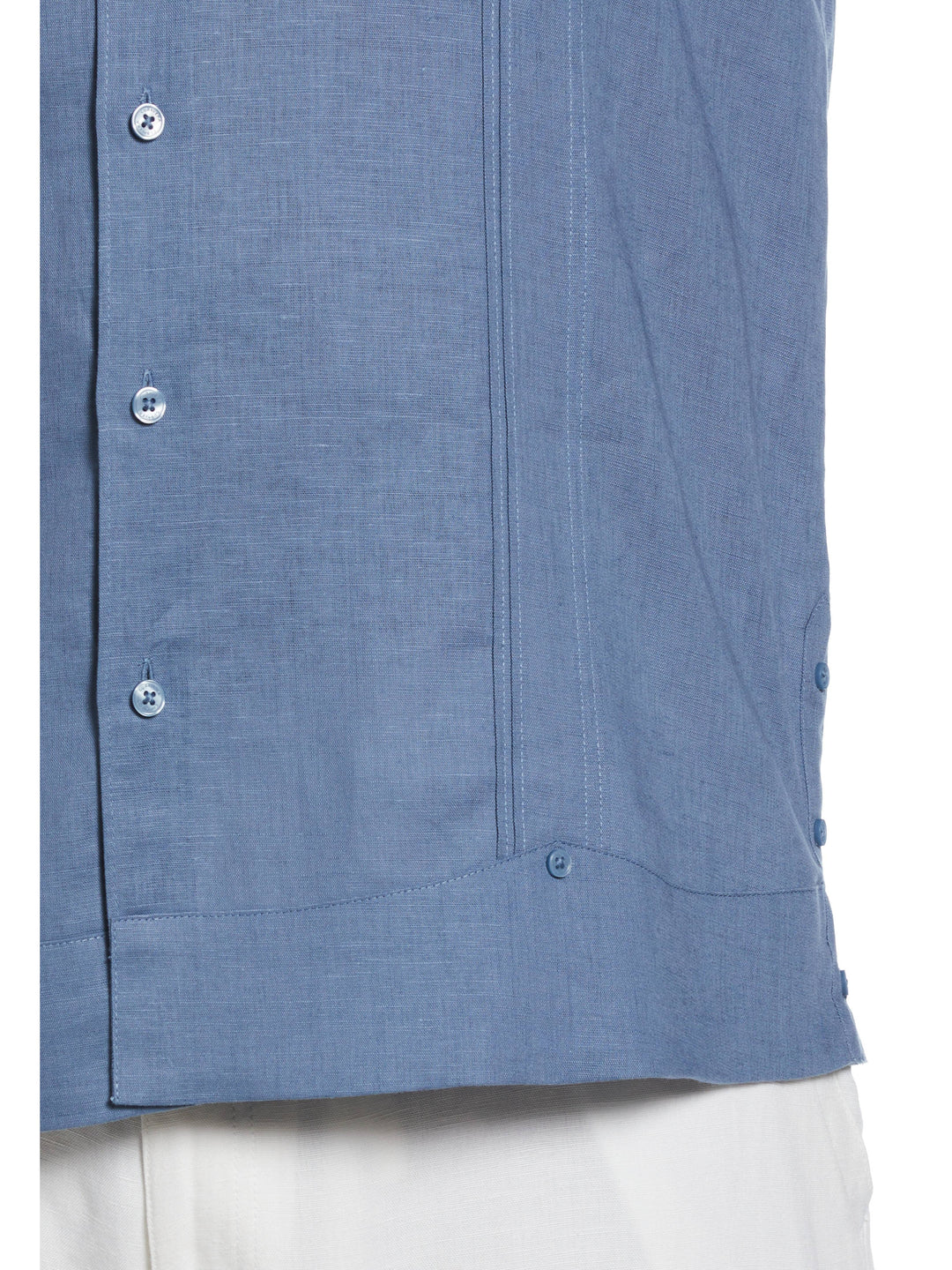 Linen Blend Dobby Camp Collar Shirt (Spellbound) 
