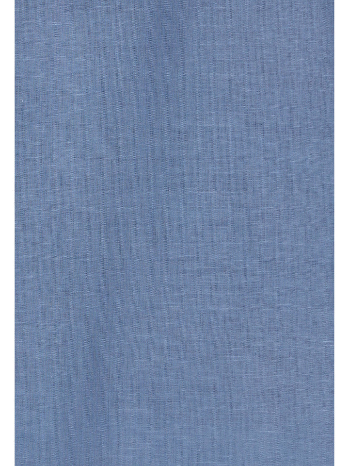 Linen Blend Dobby Camp Collar Shirt (Spellbound) 