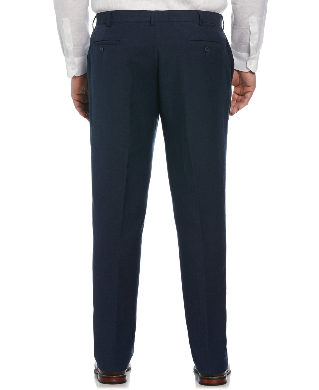 Big & Tall Linen Blend Suit Pant (Dress Blues) 