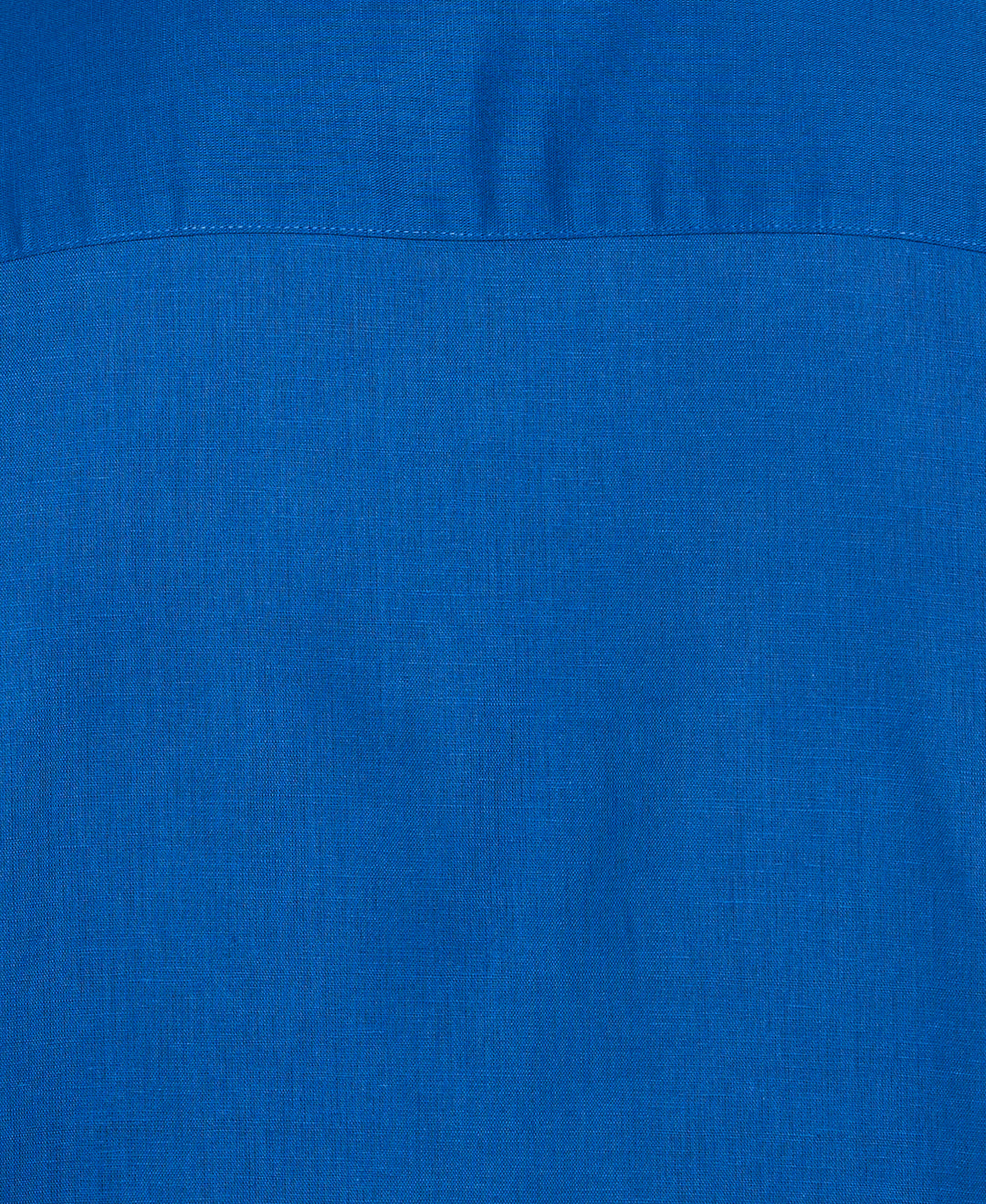 Big & Tall Linen Blend Guayabera Shirt (True Blue) 