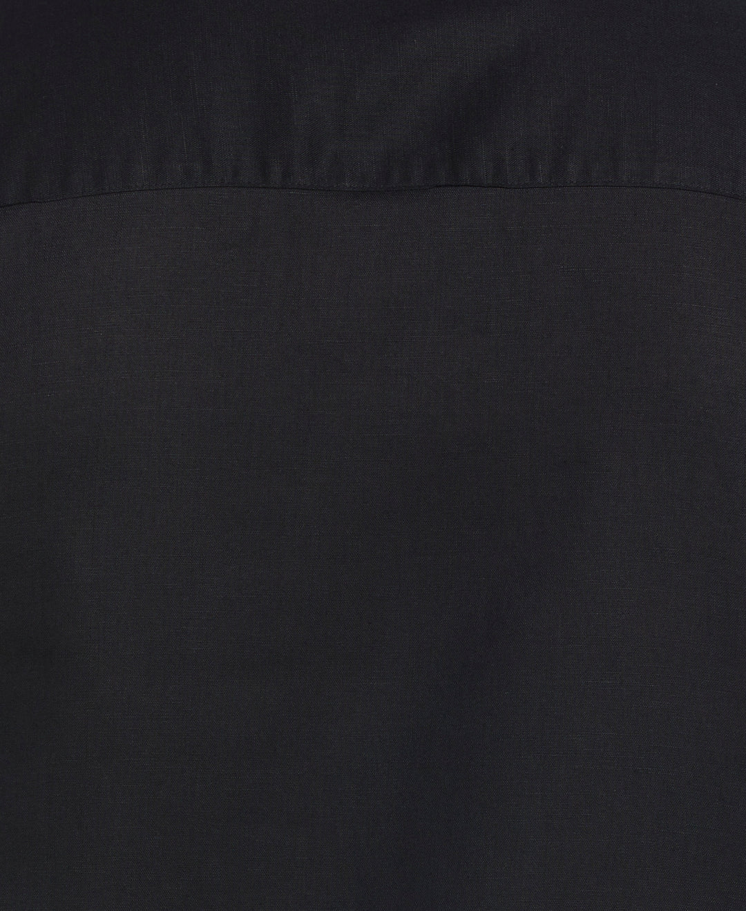 Big & Tall Linen Blend Guayabera Shirt (Jet Black) 