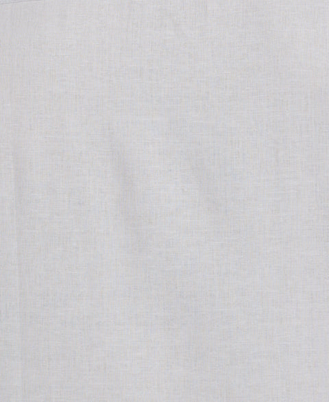 Linen Blend No Pocket Guayabera Shirt (Micro Chip) 