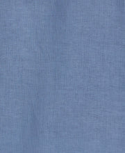 Linen Blend No Pocket Guayabera Shirt (Captains Blue) 