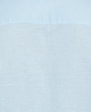 Big & Tall Linen Blend No Pocket Guayabera Shirt (Dream Blue) 