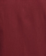 Linen Blend No Pocket Guayabera Shirt (Cabernet) 