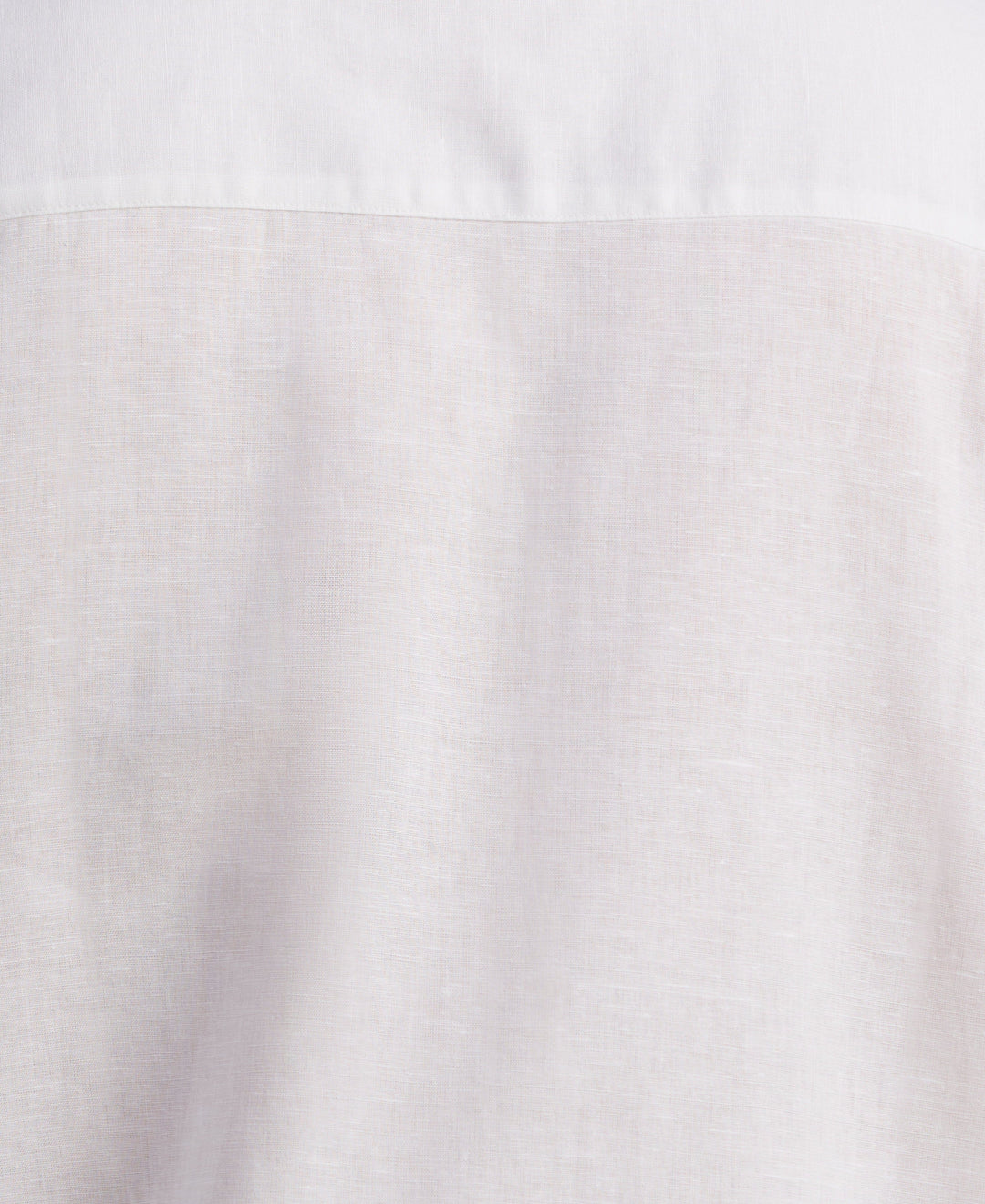 Big & Tall Linen Blend Guayabera Shirt (Brilliant White) 