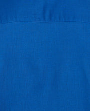 Big & Tall Linen Blend No Pocket Guayabera Shirt (True Blue) 