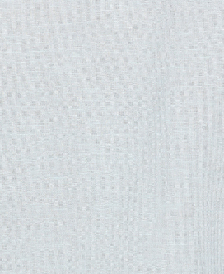 Linen Blend Stripe Panel Shirt (Blueglow) 