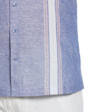 Big & Tall Linen Blend Textured Panel Shirt (Limoges) 