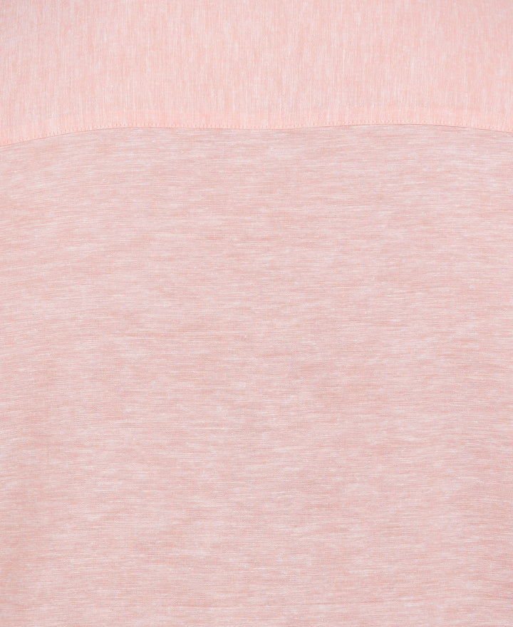 Big & Tall Linen Blend Tuck Panel Shirt (Lantana) 