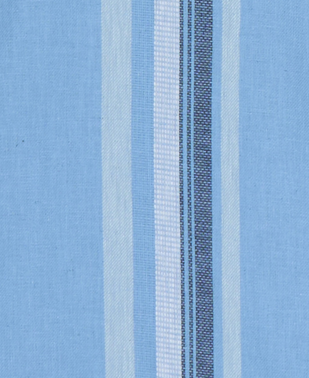 Big & Tall Linen Blend Vertical Panel Dobby Shirt (Lichen Blue) 