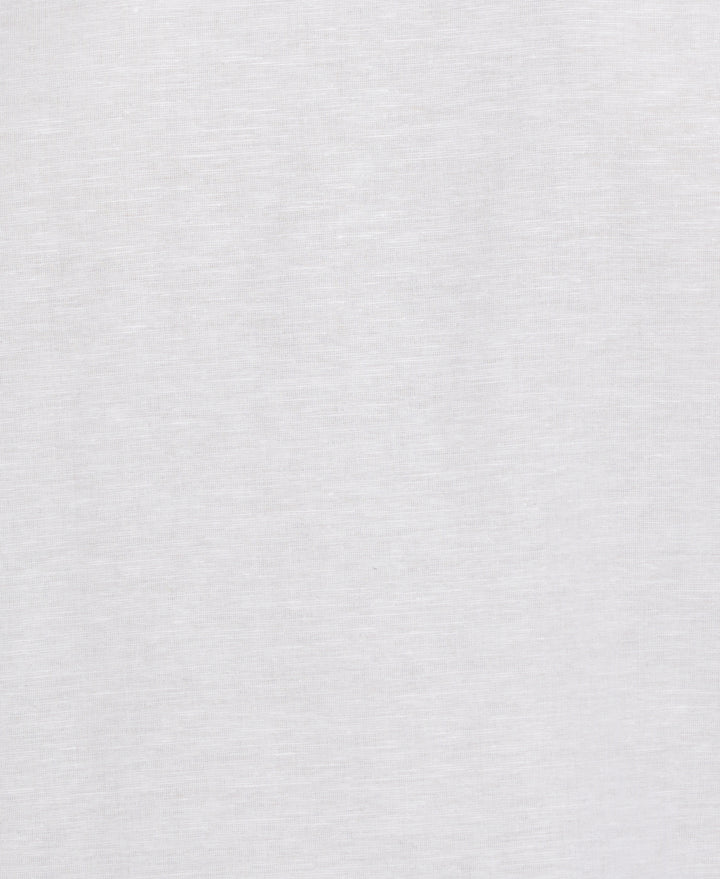 Big & Tall Linen Blend Yarn Dyed Panel Shirt (Brilliant White) 