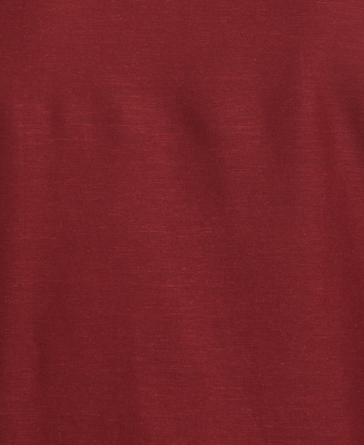 Big & Tall Linen Blend Yarn Dyed Panel Shirt (Cabernet) 