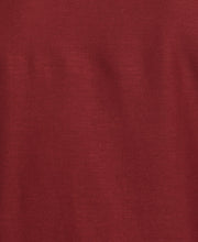 Big & Tall Linen Blend Yarn Dyed Panel Shirt (Cabernet) 