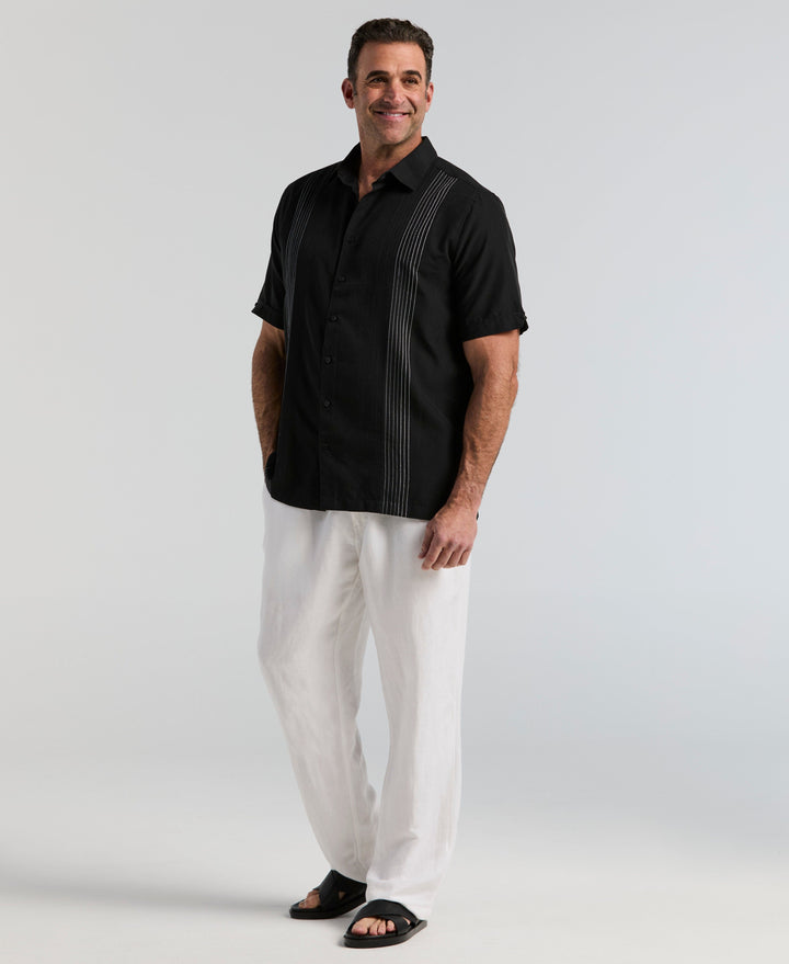 Big & Tall Ombre Shirt (Jet Black) 