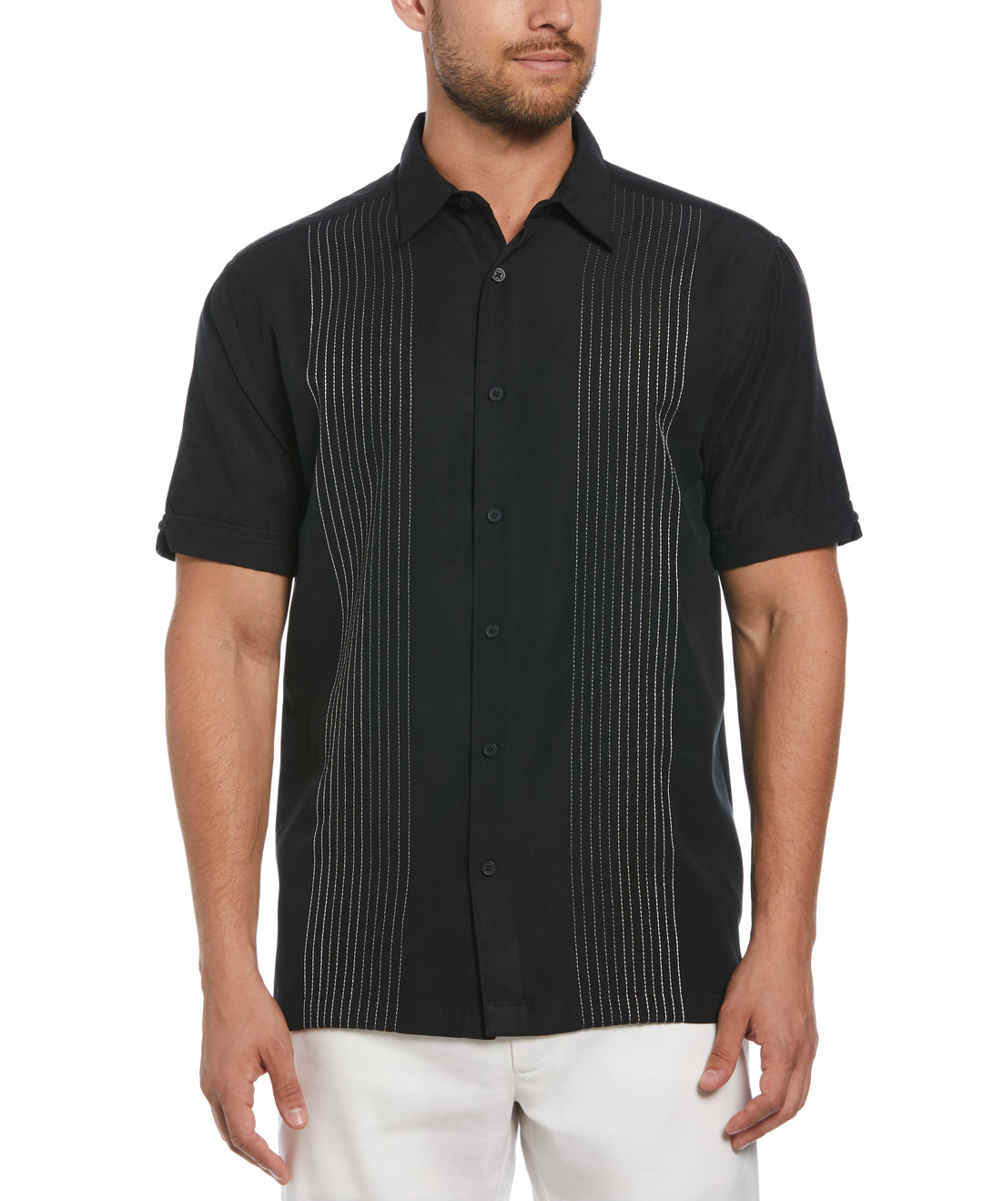 Ombre Texture Shirt (Jet Black) 