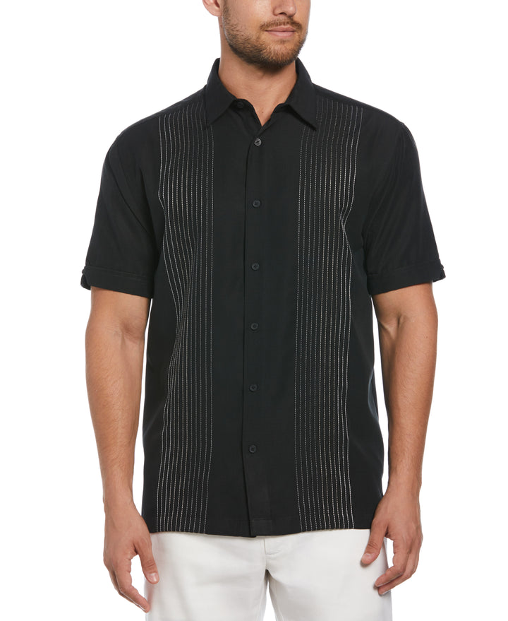 Ombre Texture Shirt (Jet Black) 