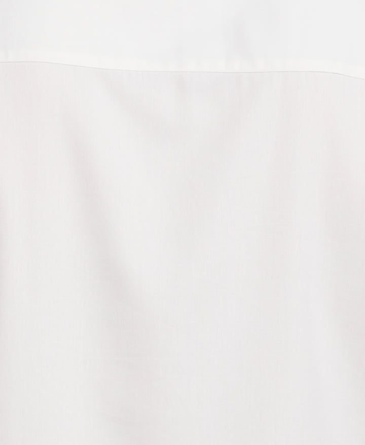 Big & Tall Ombre Embroidery Panel Shirt (Brilliant White) 