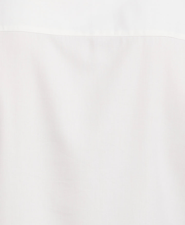Big & Tall Ombre Embroidery Panel Shirt (Brilliant White) 