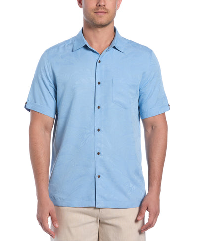 Big & Tall Palm Print Shirt (Allure) 