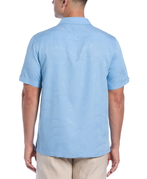 Big & Tall Palm Print Shirt (Allure) 