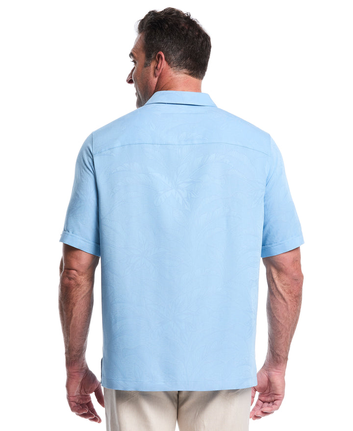 Big & Tall Palm Jacquard Shirt (Allure) 