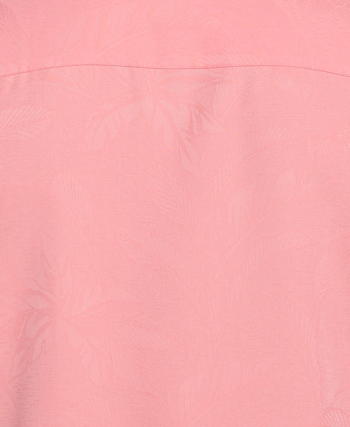 Big & Tall Palm Jacquard Shirt (Lantana) 