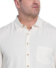 Big & Tall Palm Print Shirt (Egret) 