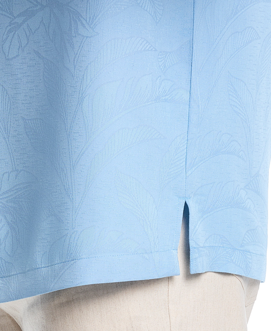 Big & Tall Palm Jacquard Shirt (Allure) 