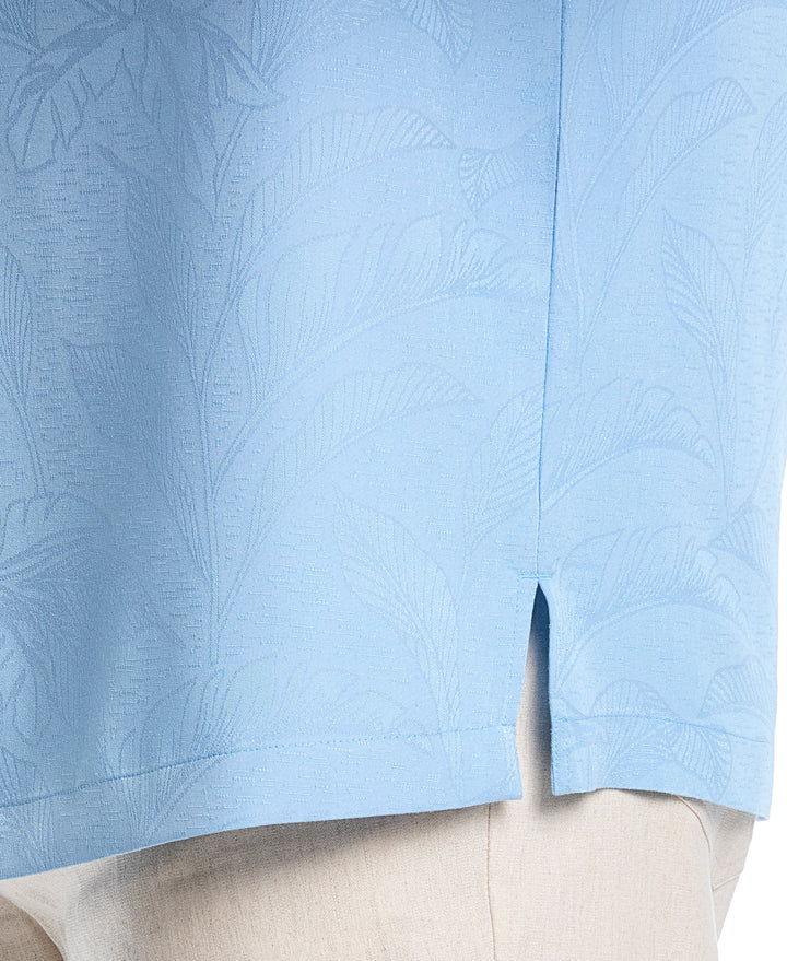 Big & Tall Palm Jacquard Shirt (Allure) 