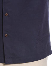 Big & Tall Palm Print Shirt (Navy Blazer) 
