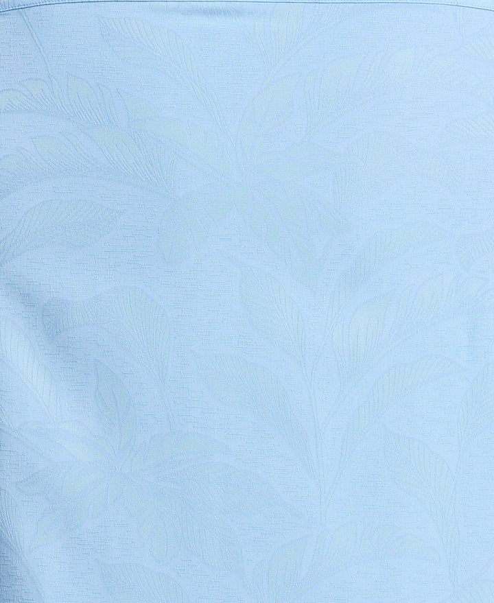 Big & Tall Palm Jacquard Shirt (Allure) 