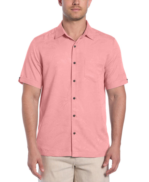 Big & Tall Palm Print Shirt (Lantana) 