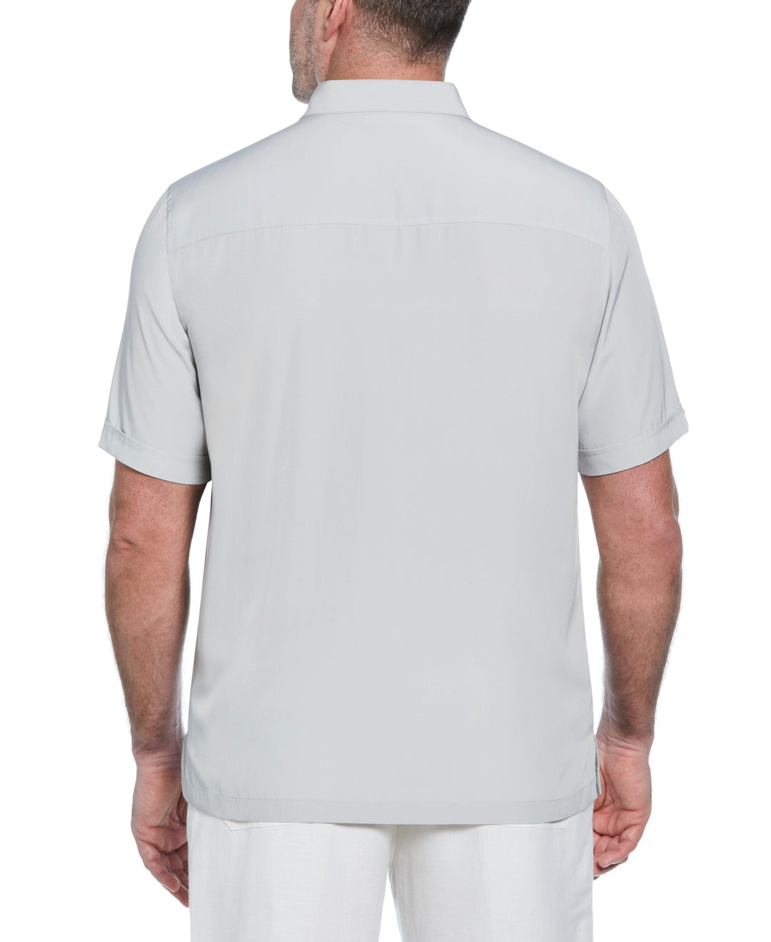 Big & Tall Insert Panel Pickstitch Shirt (Harbor Mist) 