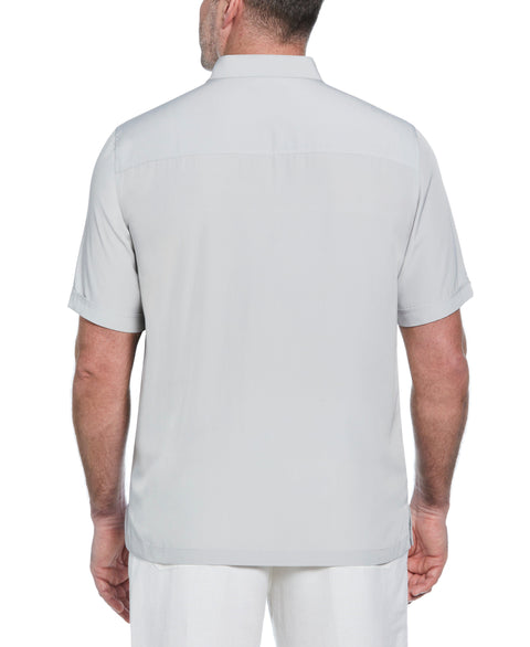 Big & Tall Panel Shirt - Contrast Stitching (Harbor Mist) 
