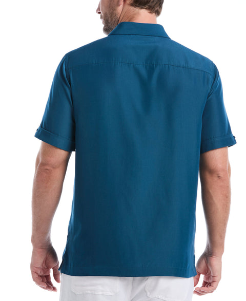 Big & Tall Insert Panel Pickstitch Shirt (Deep Dive) 