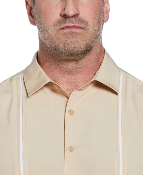 Big & Tall Panel Shirt - Contrast Stitching (Irish Cream) 